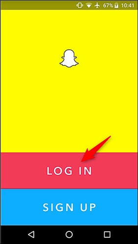 Snapchat-login